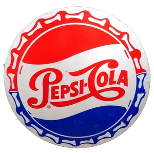 Rare 28-1/2" Corrugated Plastic Pepsi Sign - NICE! - Picture 1 of 2