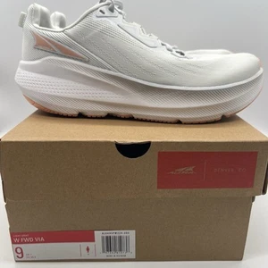 Altra FWD VIA Shoes Womens 9 Light Gray Road Race Running Max Cushion - Picture 1 of 9