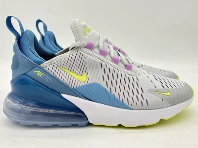 Talla 6 Juvenil - Nike Air Max 270 AC Gris/Azul/Amarillo IB4401-043 Sin Tapa de Caja Foto 1 de 4