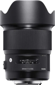 Sigma 20mm f/1.4 DG HSM ART Wide Lens For Canon EF Mount - Good Condition - Picture 1 of 5