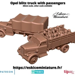 WW2 Opel Blitz Truck - Wargames - historical - Imagen 1 de 2