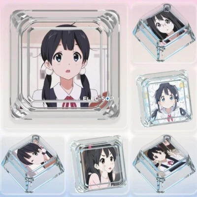 Anime Tamako Market Novel Transparent Cute Cross Shaft Keycaps for MX Keyboard - Image 1 of 4