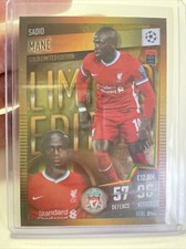 2020-21 Match Attax 101 Limited Edition Gold Sadio Mane Liverpool FC #LE1G