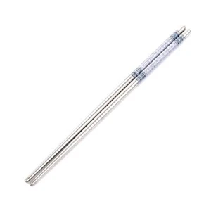 Blue and White Porcelain Chopstick Steel Chopsticks U2P2 Tableware New Z9V9 - Picture 1 of 12