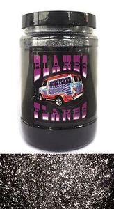 1lb Blakes Metal Flake .015 BLACK Hot Rod Custom Automotive - Picture 1 of 3