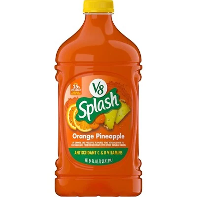 Bebida de jugo con sabor a piña naranja, botella de 64 FL OZ Foto 1 de 4