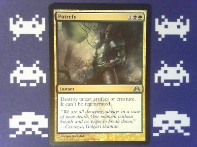 Putrefy	 Dragon's Maze - Magic the Gathering MTG Multi - Image 1 of 2