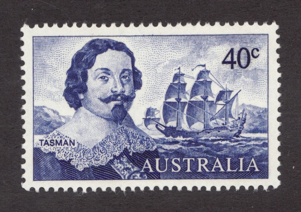 Australia 1966 Sc# 412 - 40¢ Abel Tasman y su velero - MH Cv$12 Foto 1 de 1