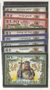 1983 St. Vincent Sc# 979-979G - Legends of King Arthur. MNH stamp set Cv$9.65 - Picture 1 of 1