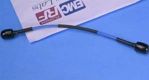 EMC Florida RF labs 6" SMA (M) to SMA (M) Cable Adapter w/ Test Data - Picture 1 of 4