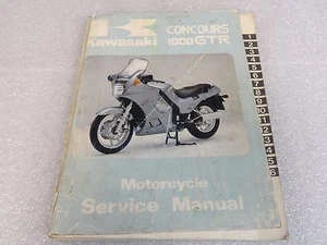 Kawasaki 99924-1065-01 Motorcycle Service Manual ZG1000 Concours GTR - Picture 1 of 5