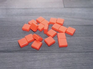 Azul | Azulejos de resina roja lisa x20 | Repuesto oficial/piezas de juego adicionales - Imagen 1 de 7