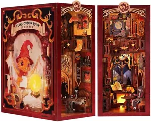 Book Nook Wizardi Miniature - Flame Common Room Roombox Kit - Picture 1 of 6