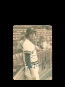 Tom Murphy Signed Original 1970`s 4x5 Snaphot Photo Milwaukee Brewers 2