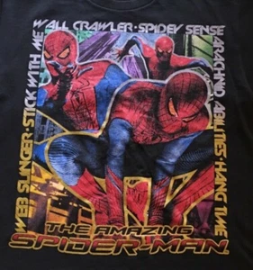 NEW 2012 MARVEL BOY TEE SHIRT THE AMAZING SPIDER-MAN TSHIRT SIZE 14/16 THE MOVIE - Picture 1 of 4