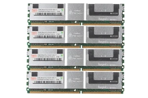 For Hynix 4X 2GB 2RX4 PC2-5300F DDR2 667MHz FB-DIMM ECC Server Memory RAM - Picture 1 of 6
