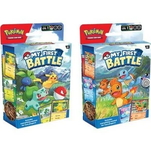 Pokemon MEINE ERSTE SCHLACHT - BULBASAUR vs PIKACHU + CHARMANDER vs SQUIRTLE Englisch - Bild 1 von 1