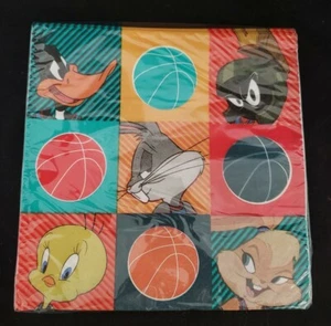 Pair Space Jam "A New Legacy" Looney Tunes Unique Napkins, 16 Count, Made in USA - Picture 1 of 3