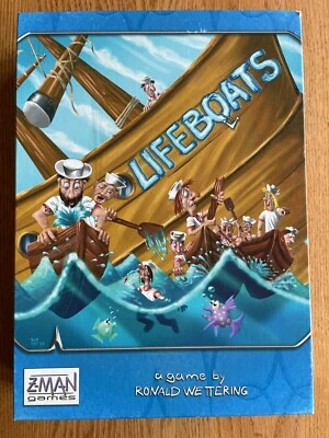 RARE Lifeboats Strategy Board Game by Z-Man Games Excellent Condition 2006 OOP - Image 1 of 3