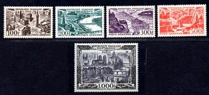 FRANCE 1949-1950 AIR MAILS Sc. #C23-C27 MINT NEVER HINGED - Picture 1 of 2