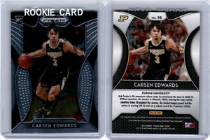 2019-20 Panini Prizm Draft Picks Rookie CARSEN EDWARDS #98 Silver Prizm Purdue