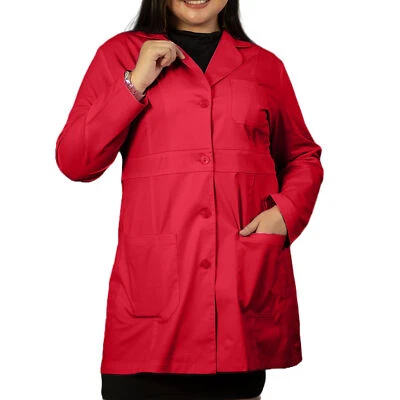 HeedFit by Panda Uniform Women 34-inch Premium Quality Lab Coats for Doctors - Image 1 of 4