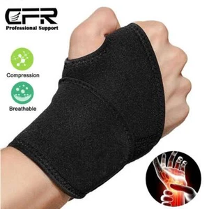 Adjustable Splint Wrist Hand Brace Support Carpal Tunnel Sprain Arthritis Band - Picture 1 of 14
