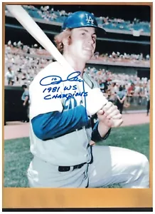 Ron Cey LOS ANGELES DODGERS AUTOGRAPHED 8x10 PHOTO SIGNED 1981 WS CHAMPIONS - Picture 1 of 1