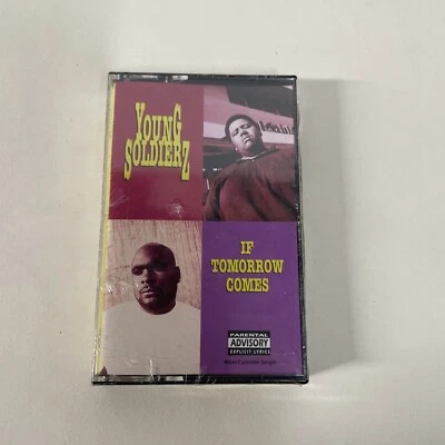 Young Soldierz - If Tomorrow Comes Sealed Cassette Maxi Single Rap Hip Hop - Image 1 of 4