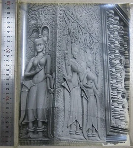 Cambodia old photograph 1950s. Angkor Wat 230x295 mm (1) - Picture 1 of 2