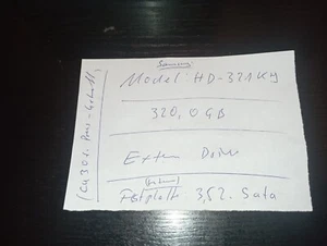 externe festplatte 320 Gb Gebraucht im Silbernem Case - Bild 1 von 6