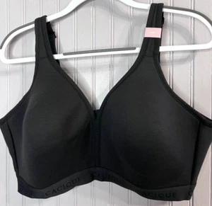Cacique Womens BRA 38F Black Lightly Lined Lane Bryant No Wire NEW - Picture 1 of 8