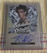LEAF POP CENTURY METAL 2021 - SS-KB1 KIM BASINGER SILVER AUTOGRAPH CARD 13/33