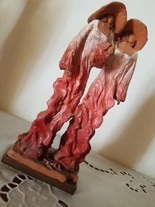 scultura in terracotta policroma firmata Laura Vanoli - Foto 1 di 9