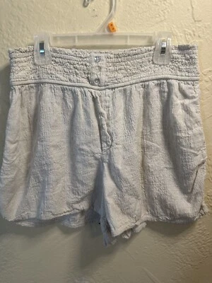 Pantalones Cortos Zara Pequeños Mezcla Lino Cintura Elástica Cordón Nuevo Sin Etiquetas Foto 1 de 4