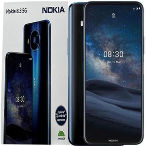 Nokia 8.3 5G Polar Night 128GB ROM + 8GB RAM Single-SIM Factory Unlocked OEM NEW - Picture 1 of 3