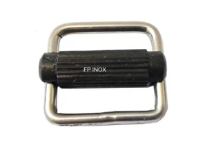 Boucle inox Pour Sangle 30 mm Coulisse en Nylon Noir - Bild 1 von 1