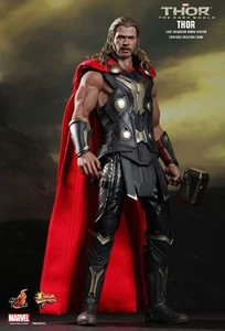 Hot Toys Thor 2 Light Asgardian Armor Exclusive MMS225 Mjolnir Dark World - New! - Picture 1 of 7