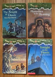 Lot Of 4 Magic Tree House Books: #2, #3, #7, #17 (1993-1999) Mary Pope Osborne - Picture 1 of 22