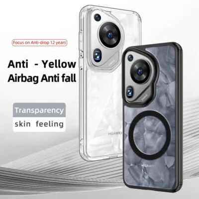 For Huawei Pura 70 Ultra, Anti-Yellow Transparent Clear Bayer Crystal Cover Case - Image 1 of 4