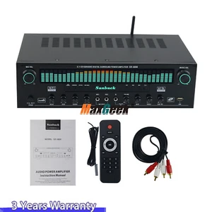 SR-3800 1000W 220V Bluetooth Amplifier 5.1CH Karaoke Digital Surround Power Amp - Picture 1 of 7