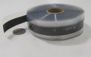 Silikon Selbstverschmelzendes Band, Schwarz, 0,010 Dick x 1/2" Breite x 54 Fuß - Bild 1 von 11