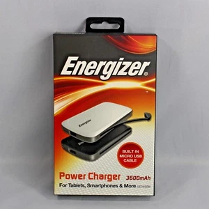 Smart Phone Tablet Micro USB Cable Power Charger Energizer 3600 mAh EP3600M - Picture 1 of 4