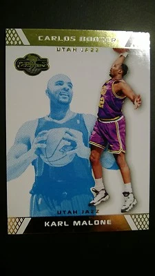 2007 Topps Co-Signers CARLOS BOOZER / KARL MALONE Parallel 12/89 Utah Jazz - Image 1 of 3
