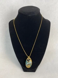 NFL Jacksonville Jaguars Vintage Teardrop Spinner Necklace - Picture 1 of 1