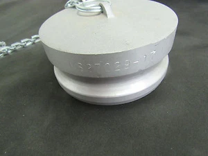 EVER-TITE MS27029-17 ALUMINUM CAMLOCK MALE DUST END CAP PLUG 4" **NEW** - Picture 1 of 6