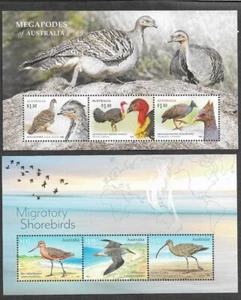 AUSTRALIA BIRDS MNH TWO MIN SHEETS NATURE - Picture 1 of 1
