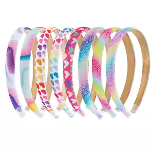 Rainbow Headband, 8 Pcs Glitter Headbands for Girls, Sequin Headbands for Girls - Picture 1 of 12