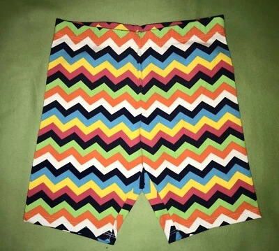 "Nuevos PANTALONES CORTOS de motociclista Faded Glory niñas 7-8 7"" entrepierna algodón elástico" Foto 1 de 4