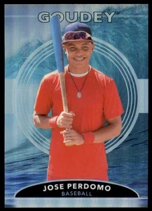 2022 Goodwin Champions Goudey Platinum Ocean #GP19 Jose Perdomo 44/75 - Picture 1 of 2